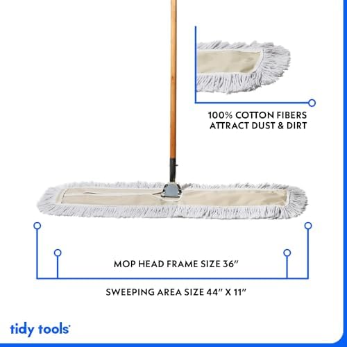 Tidy Tools Commercial Dust Mop for Hardwood Floors