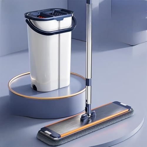 Yiwujb Ultra-Fine Fiber Mop Bucket with Wringer and Twist