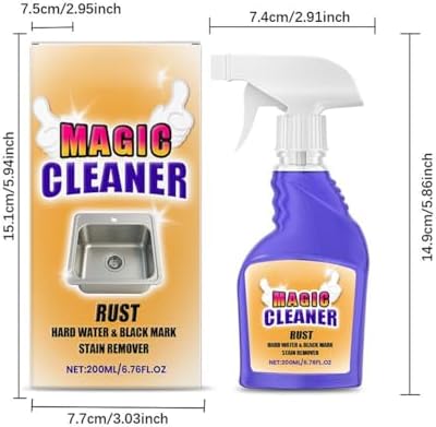Generic Rust Remover Spray 200ML Multi-Purpose Cleaner