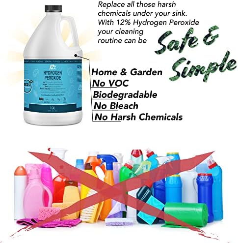 MAXTITE 12 Hydrogen Peroxide - 1 Gallon Natural Cleaner