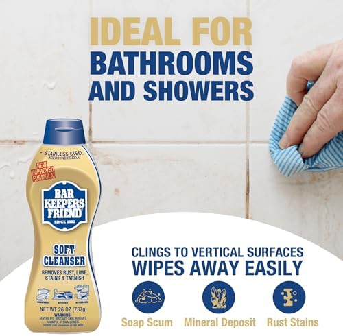 Bar Keepers Friend Soft Cleanser MORE Spray Foam Cleaner Bundle