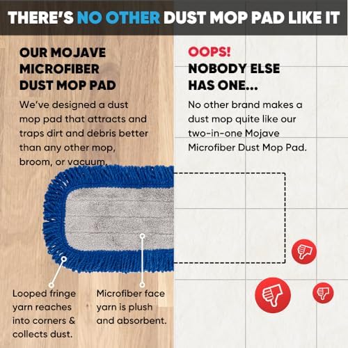 18 Mojave Microfiber Dust Mop Pads - Pack of 2 1