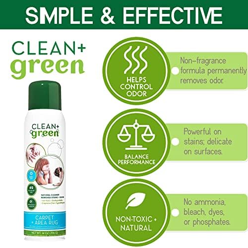 Carpet Cleaner Natural Stain Remover - 14 Ounces Safe for Pets Kids