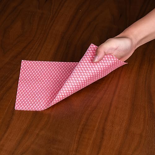 SCRUBIT Reusable Cleaning Wipes 72 Pack Red