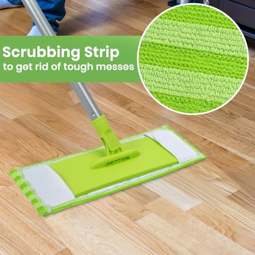 KalTell Reusable Dust Mop with 2 Washable Pads