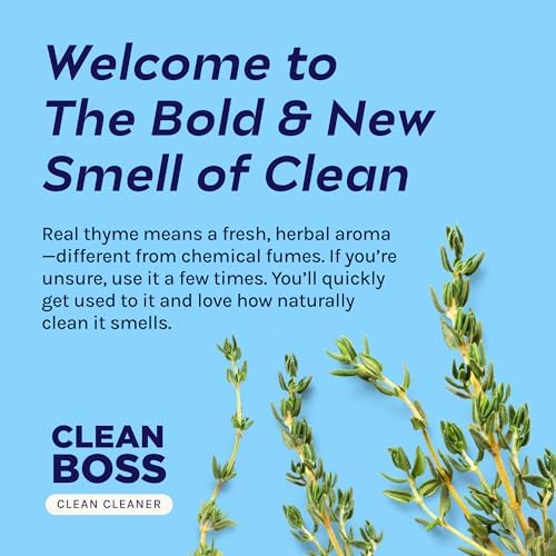 CleanBoss Botanical Disinfectant 128 oz - 999 Germ Virus Kill