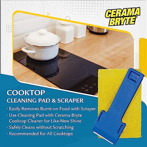 Cerama Bryte Cooktop Cleaner Kit 2 Piece Set