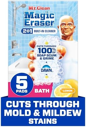 Mr Clean Magic Eraser Sponge 5 Count All-Purpose Bathroom Cleaner