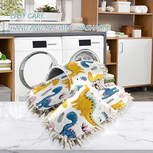 Zhirexin Microfiber Mop Slippers for House Cleaning 1