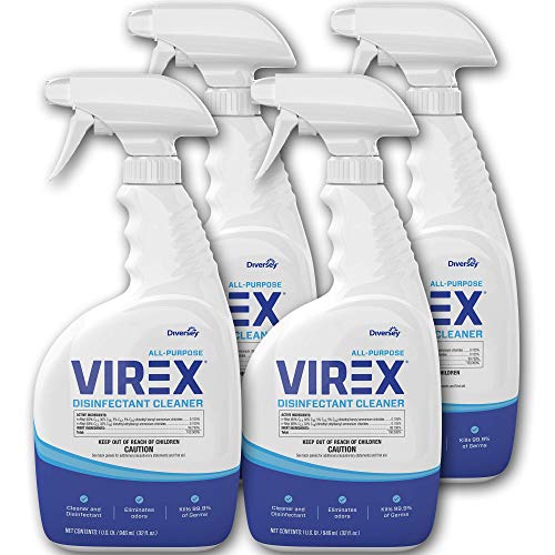 VIREX Diversey CBD540540 All Purpose Disinfectant Cleaner - 32 Ounce Pack of 4
