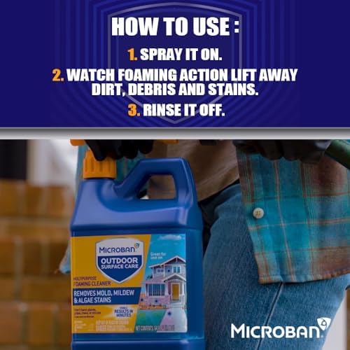 Microban Outdoor Surface Care Multi-Purpose Foaming Cleaner 1