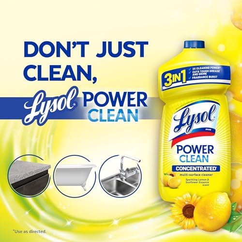 Lysol Power Clean Multi-Surface Cleaner 48 Fl Oz