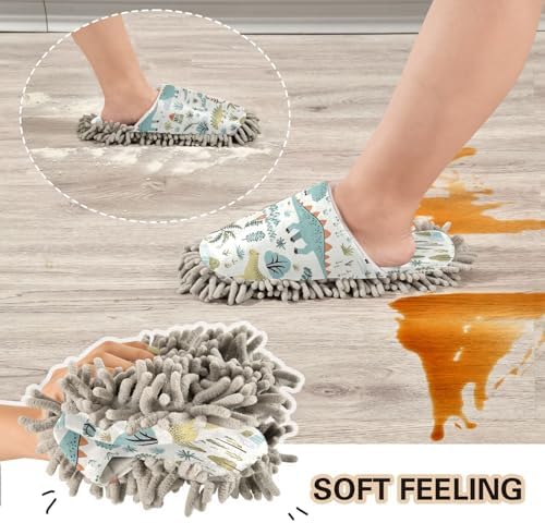 Bulletgxll Mopping Slippers with Microfiber Chenille