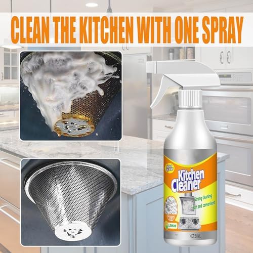 Lqlq Kitchen Oil Stain Remover - Powerful Safe