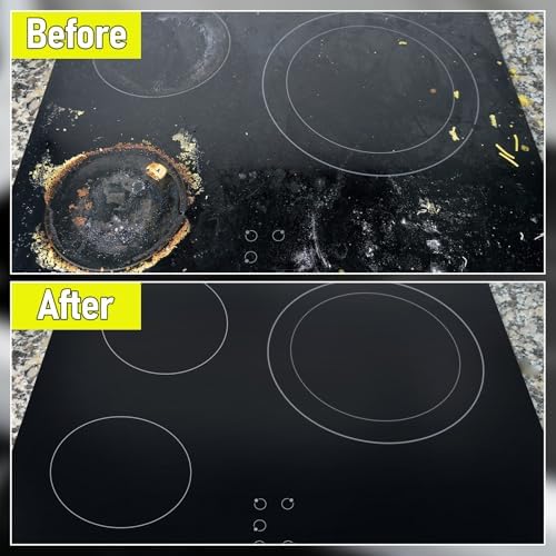 SHADAIWUYU 17oz Cooktop Cleaner Kit with Scraper and Pad