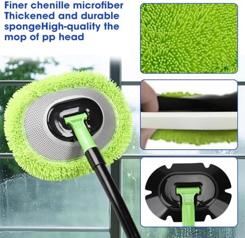 Dowos Wall Cleaner with 15 Elbow Extension Pole