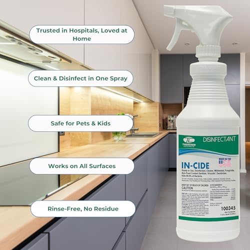Theochem In-Cide Disinfectant Spray 32 oz 2 Pack 1