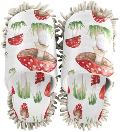 Zhirexin Cartoon Red Mushroom Cleaning Slippers