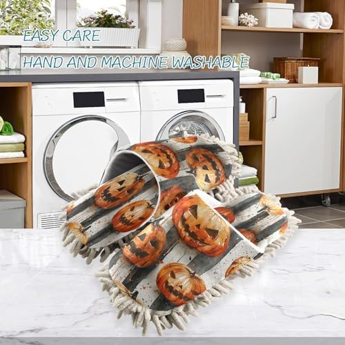Zhirexin Halloween Striped Cleaning Slippers 1