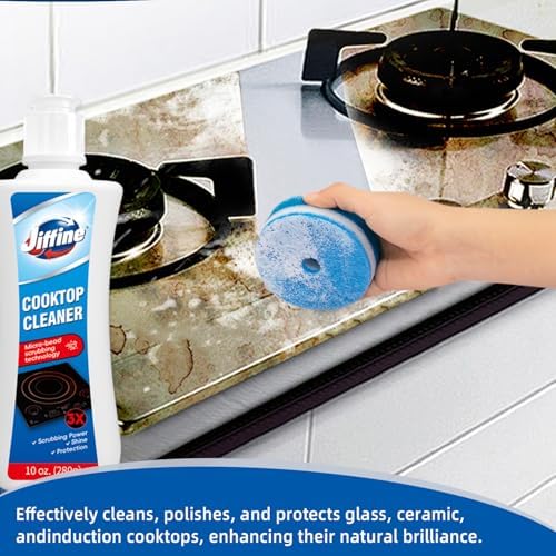 Jiffine Glass Cooktop Cleaner Kit Polish
