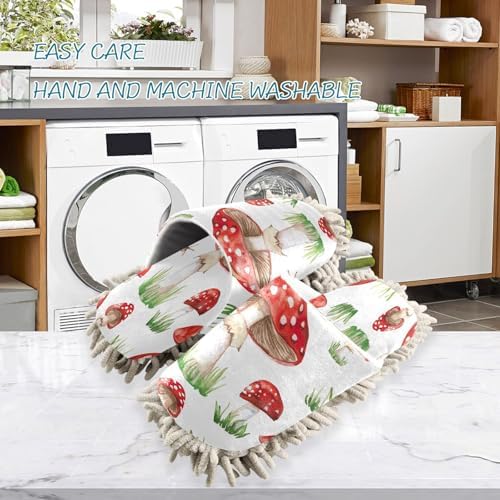 Zhirexin Cartoon Red Mushroom Cleaning Slippers
