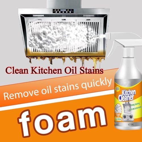 Lqlq Kitchen Oil Stain Remover - Powerful Safe