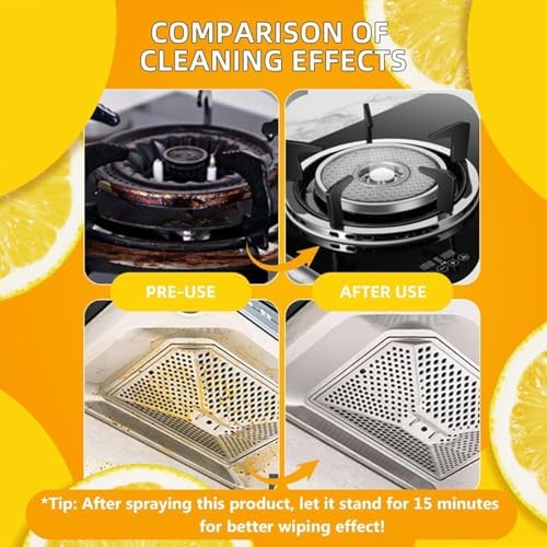 3-Pack All Purpose Cleaner Spray for Kitchen Bathroom and More