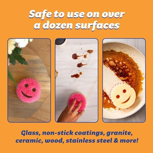 Scrub Daddy Sponges Cleaning Paste Bundle - 3 Sponges 3 Pastes