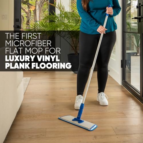 18 Microfiber Vinyl Plank Floor Mop - Heavy Duty Reusable