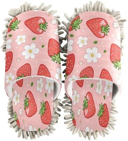 Zhirexin Cleaning Slippers with Microfiber Mop Pads 1