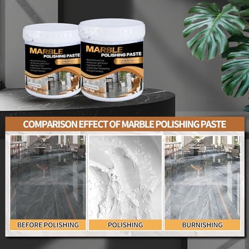Marble Polishing Paste Kit for Countertop Floor Care