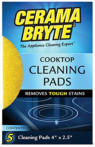 Cerama Bryte 10 x 5 Pack Cooktop Cleaning Pads for Glass Ceramic Surfaces
