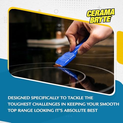 Cerama Bryte Glass Cooktop Cleaner Combo Kit - 6 Piece