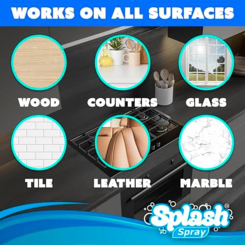 Splash Spray Multi-Purpose Cleaning Tablets - 5 Tablets and Spray Bottle