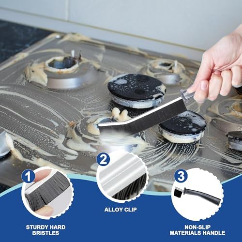 7Pcs Crevice Cleaning Brush Set for Narrow Spaces