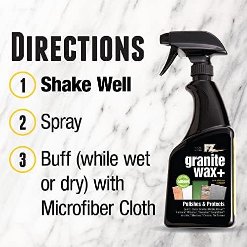 Granite Wax Plus - 16 oz Stone Surface Polish