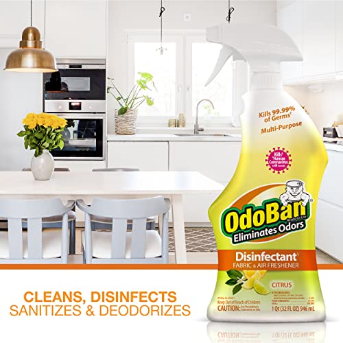 OdoBan Ready-to-Use Disinfectant Citrus Scent 32 Ounce 1