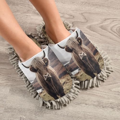 Zhirexin High Absorbency Cleaning Slippers