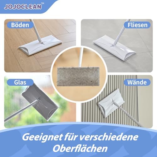 JOJOCLEAN 2-in-1 Dry Wet Floor Mop Kit