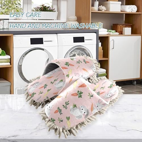 Zhirexin Bunny Carrot Cleaning Slippers