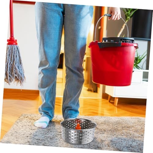Rotary Mop Bucket Dry Basket - Stainless Steel Strainer