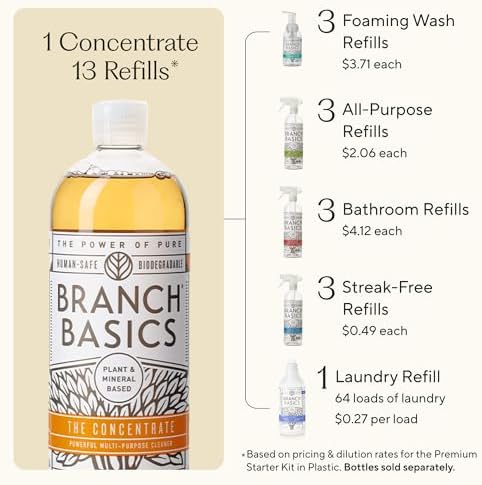 Branch Basics Concentrate - Multi-Surface All Purpose Cleaner Fragrance-Free