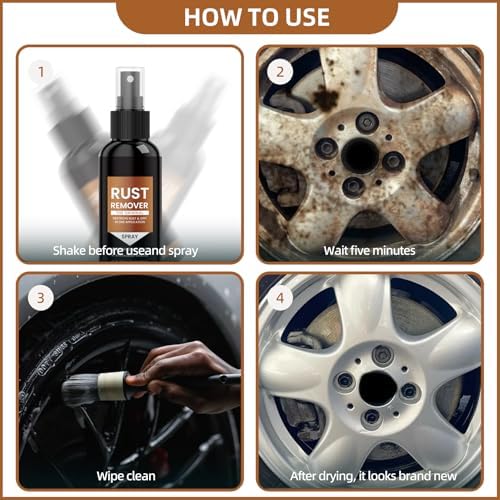 Heavy-Duty Rust Remover Spray for Cars and Metal 1