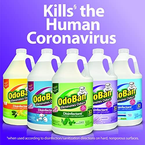 OdoBan Disinfectant with Cotton Breeze Scent 2 Gallons