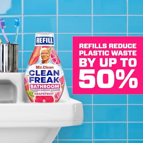 Mr Clean Clean Freak Foaming Cleaner Starter Kit with Refills Grapefruit Scent