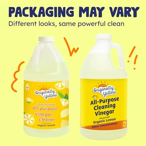 Originally Yellow All-Purpose Cleaner 128 Oz Plant-Based Safe No Harsh Chemicals