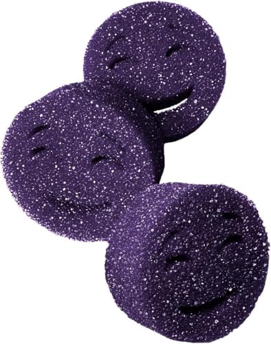 Smilyeez Scrub Moji Sponge Set of 3 - Purple 1