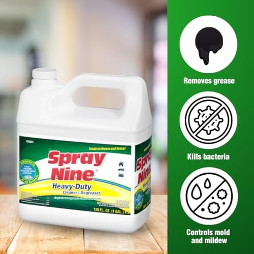 Spray Nine Heavy Duty Cleaner Degreaser Disinfectant 1 Gallon Refill
