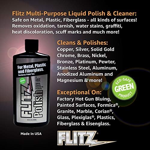 Flitz Multi-Purpose Metal Polish - 16oz USA-Made 1