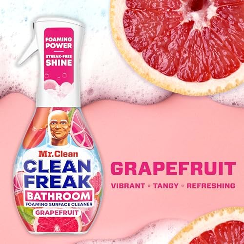 Mr Clean Clean Freak Foaming Cleaner Starter Kit with Refills Grapefruit Scent